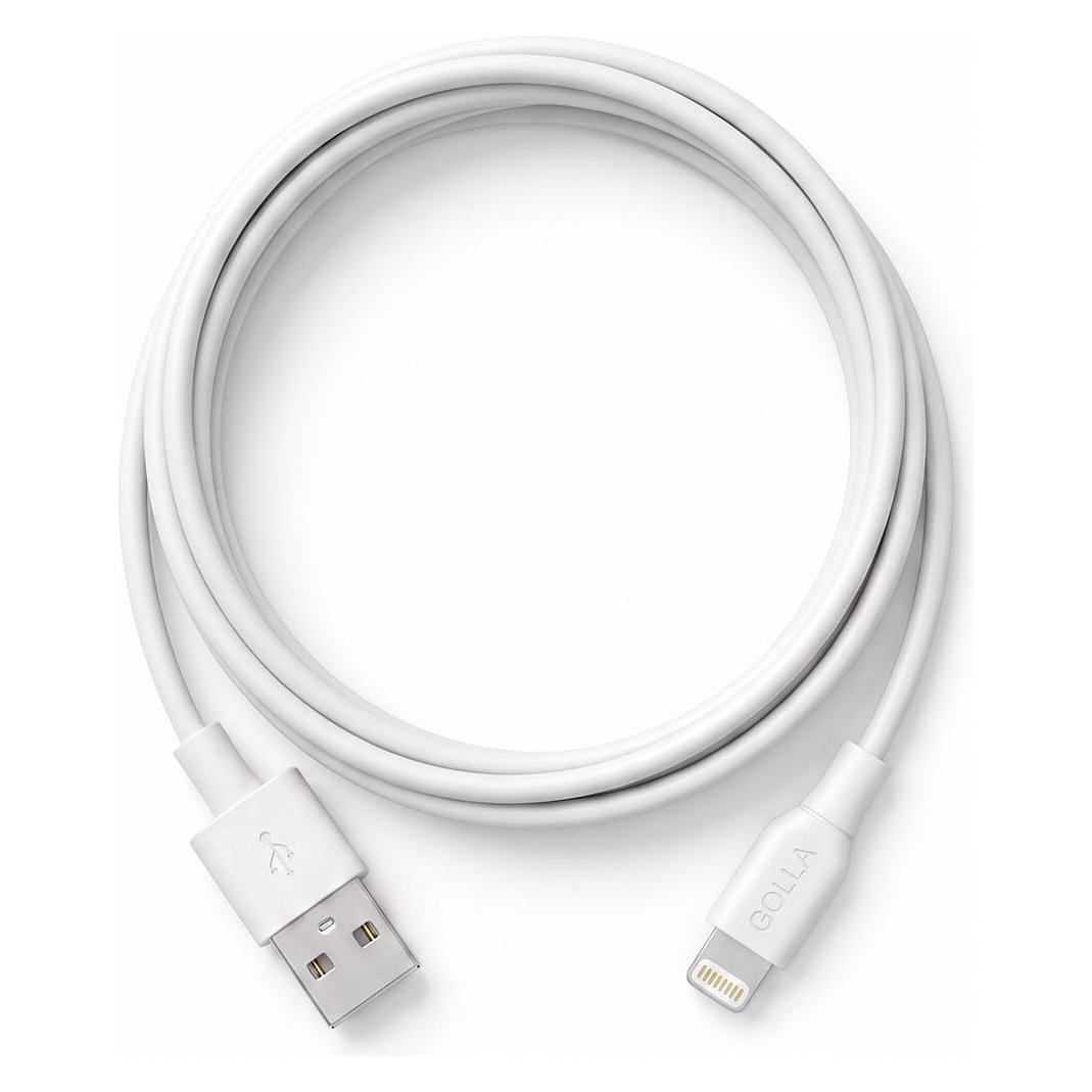 Golla Cable USB-A to Lightning 1m MFI Cable White (1 m) (2002088)