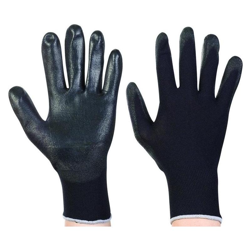 Haushalt GLOVES BLACK POLY C22CBUB 10-SIZE 6 PAIR (XL) (60630281)