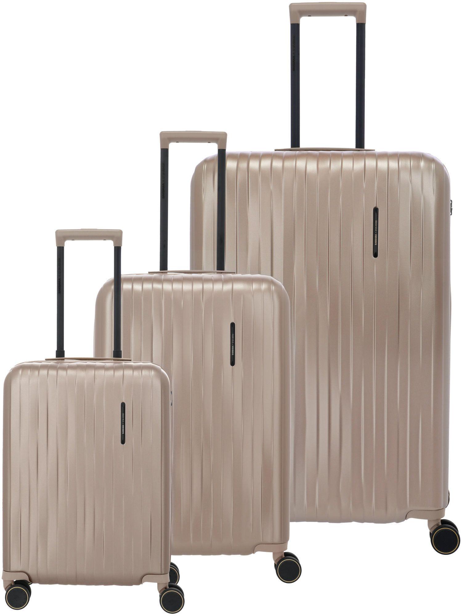 travelite Barbara Novelty 4W Trolley-Set L / M / S Satin Nude beige 75cm