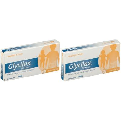 Glycilax Suppositorien für Kinder Doppelpack 2x12 St Kinder- und Säuglings-Suppositorien