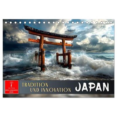 Japan - Tradition und Innovation (Tischkalender 2026 DIN A5 quer), CALVENDO Monatskalender