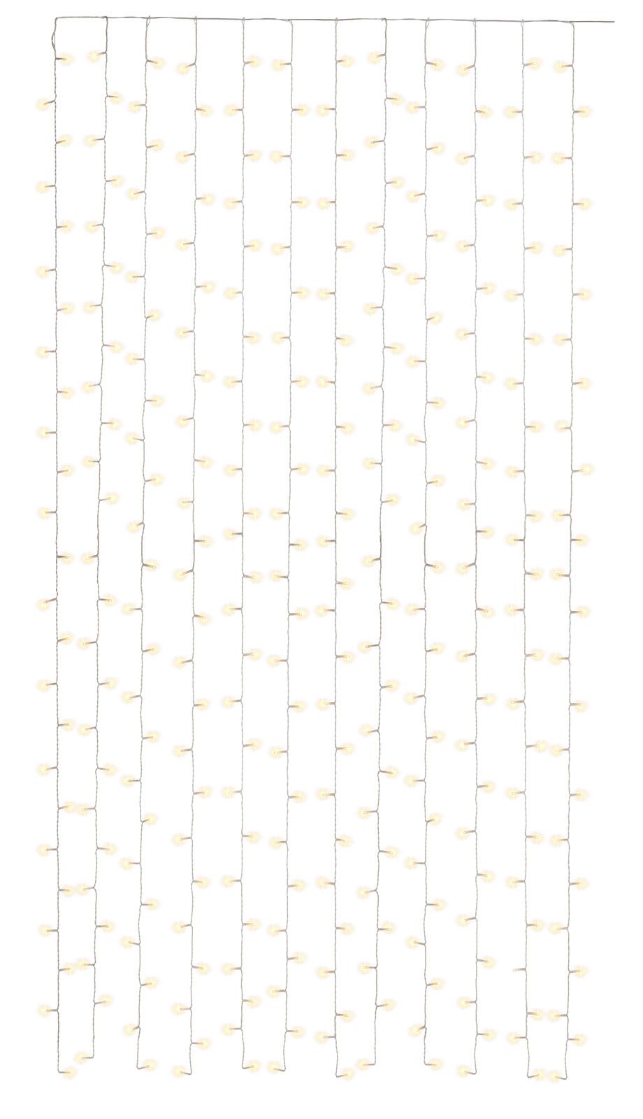 goobay 300er Lichtervorhang, transparent, 2,50 m 57942
