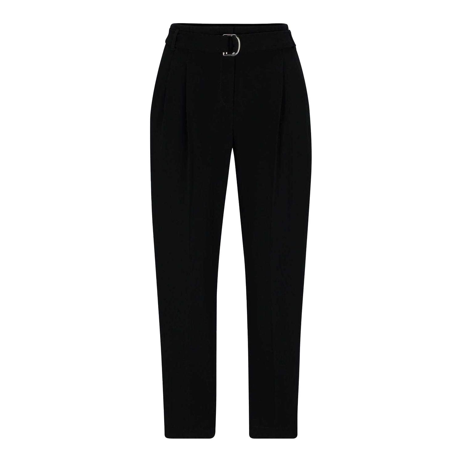 Boss Dames/Dames Tapia Normale Broek met Riem (Zwart)
