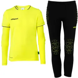 uhlsport Save Goalkeeper Torwartset (Trikot+Hose) Kinder 122 - fluo gelb/schwarz 140