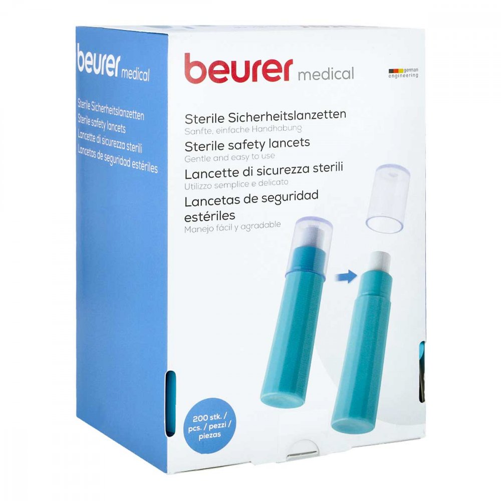 BEURER GmbH Beurer Sicherheitslanzetten steril 28 G 2,2 mm 15996548