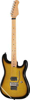 Harley Benton ST-80FR MN GSB Gold Sparkle Burst Hochglanz