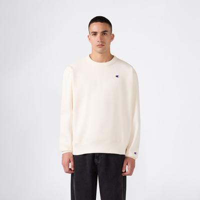 Sweatshirt CHAMPION "SPORTWEAR CREWNECK Relax Fit", Herren, Gr. L, beige (egt), Obermaterial: 67% Baumwolle, 33% Polyester, Sweatshirts Sweatshirt, mit Langarm-Design