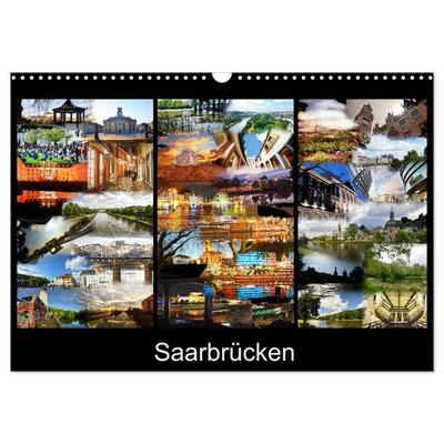 Saarbrücken (Wandkalender 2026 DIN A3 quer), CALVENDO Monatskalender
