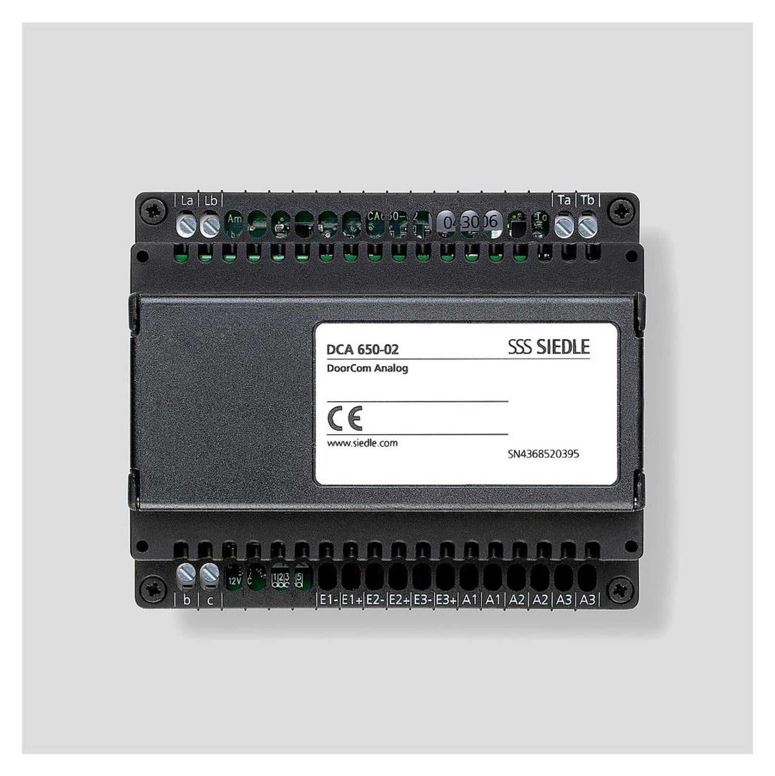 Siedle Doorcom-Analog DCA650-02 interface voor Yr-Bus oud model DCA 650-0