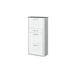 Schuhschrank  Juno , weiß , Maße (cm): B: 71 H: 136 T: 35.0
