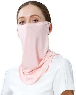 Daily Deals Depot UV Cooling Ice Silk Face & Neck Shield Mask For Women pink