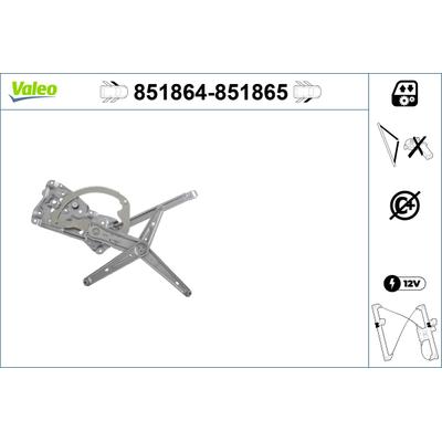 VALEO Fensterheber 851865 vorne rechts für BMW
