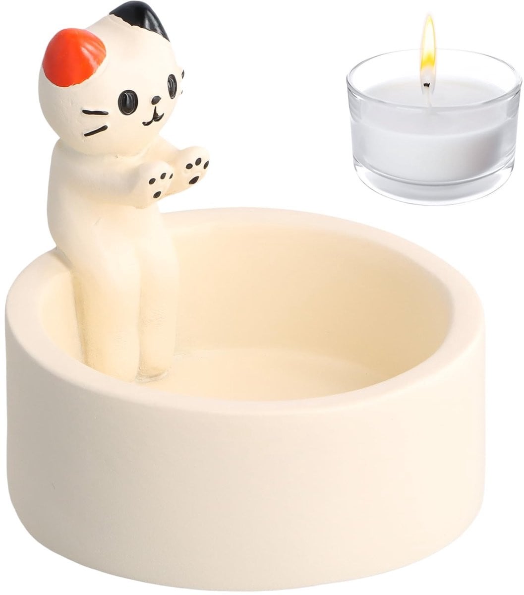 Solidchoice Katten Kandelaar voor Tealights