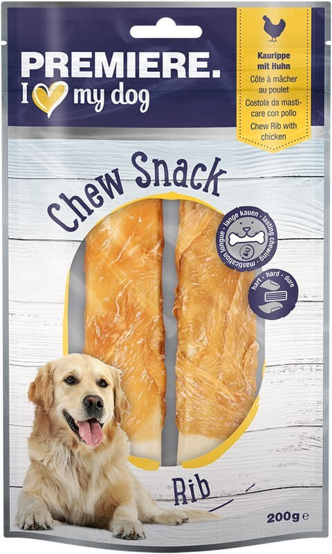 Premiere Dog Chew Snack Rib 200G POLLO
