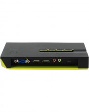 LevelOne ViewCon KVM-/Audio-Switch USB 4 x KVM/Audio - 1 lokaler Benutzer - Desktop (KVM-0421)