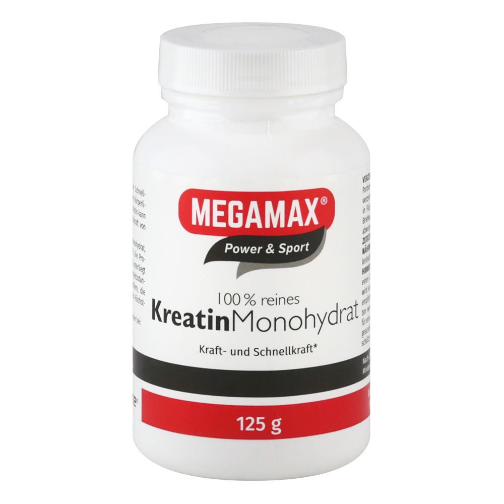 Kreatin Monohydrat 100% Megamax Pulver 125 g