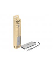 Club 3D USB GEN2 TYPE-C TO 10 GBPS 4X TYPE-AALUMINIUM CASING HUB Digital/Daten (CSV-1547)