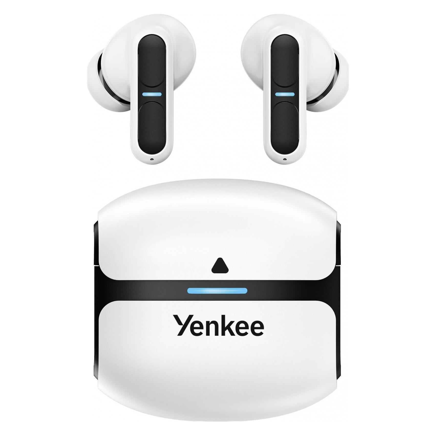 Yenkee YHP 09BT WE TWS EVEPODS PRO weiss / kabellose Kopfhörer / Mikrofon / ENC / Bluetooth 5.3 (6 h, Kabellos) (8590669373567)