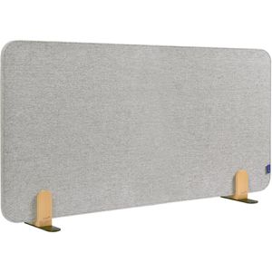 Legamaster Tischtrennwand 7-209831, grau, Akustik-Trennwand mit Filzbezug, 120 x 60cm