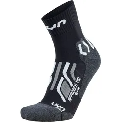 UYN Trekkingsocken Approach Mid Damen black/grey 41-42