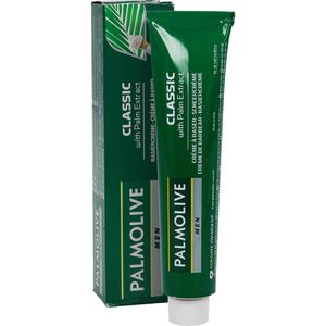 Palmolive Rasiercreme Men Classic, Tube, feuchtigkeitsspendend, mit Palmen-Extrakt, für empfindliche und normale Haut, 100 ml