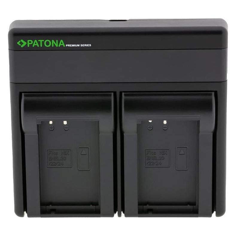 Patona Batteries Replacement Dual Charger USB USB-C (Kamera Akku Ladegerät) (121674)