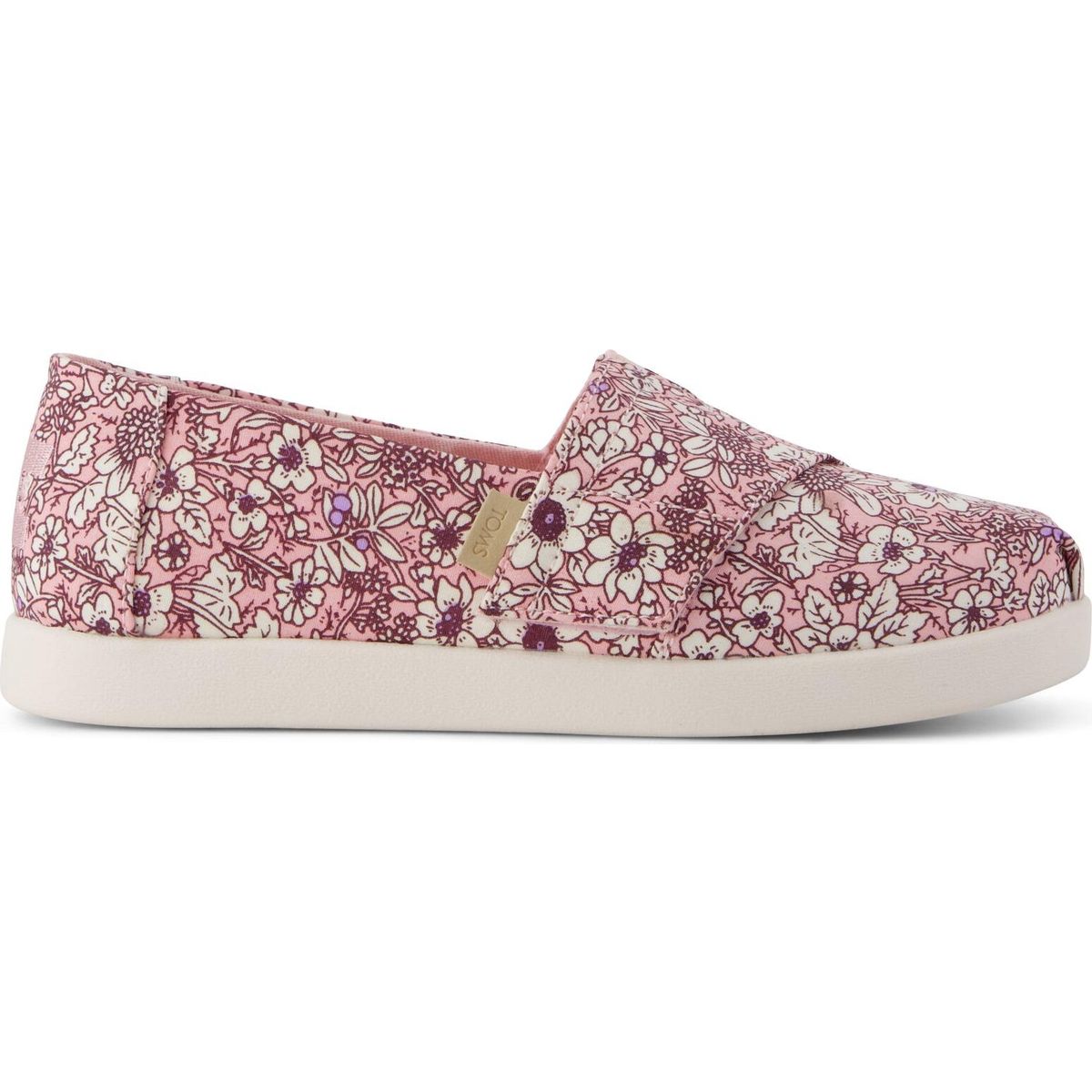 Toms Alpargata Classic pink archival floral 30.5 10023410-30.5