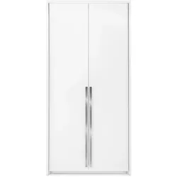 DREHTÜRENSCHRANK Giana mit 2 Türen, 105 cm, Weiß