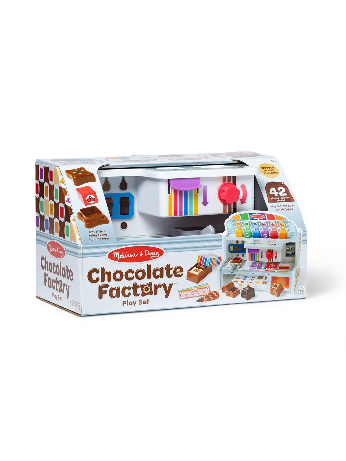 Melissa & Doug Wooden Chocolate Factory Play Set