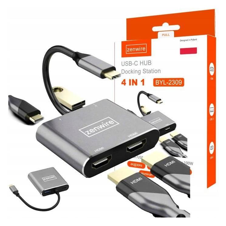 Zenwire Stacja/replikator USB-C (1022000745) (USB-C) (BYL-2309)