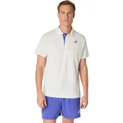 ASICS Herren Shirt COURT POLO, Größe L in Grau Grau