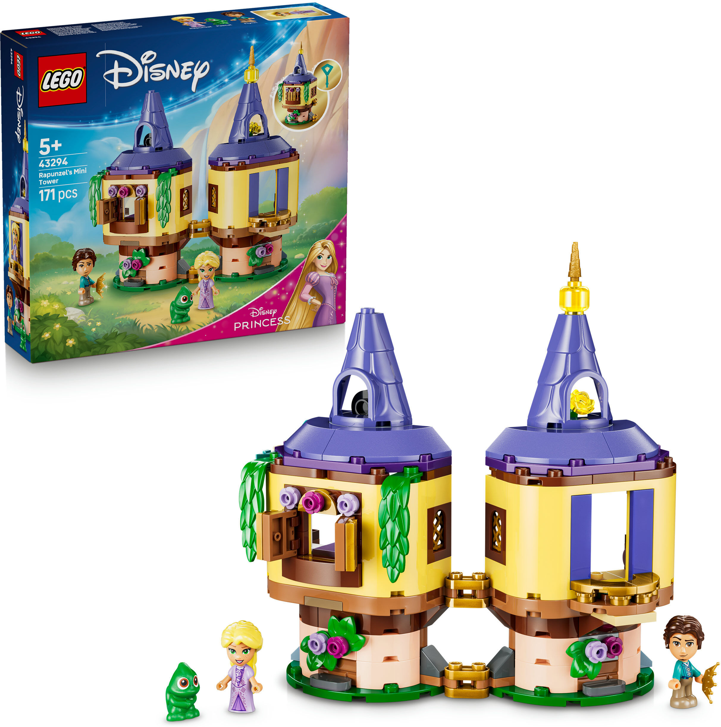 Konstruktionsspielsteine LEGO "Rapunzels Mini-Turm (43294), LEGO Disney Princess", bunt, Spielbausteine, Kinder, Kunststoff, Konstruktionsspielsteine, Made in Europe