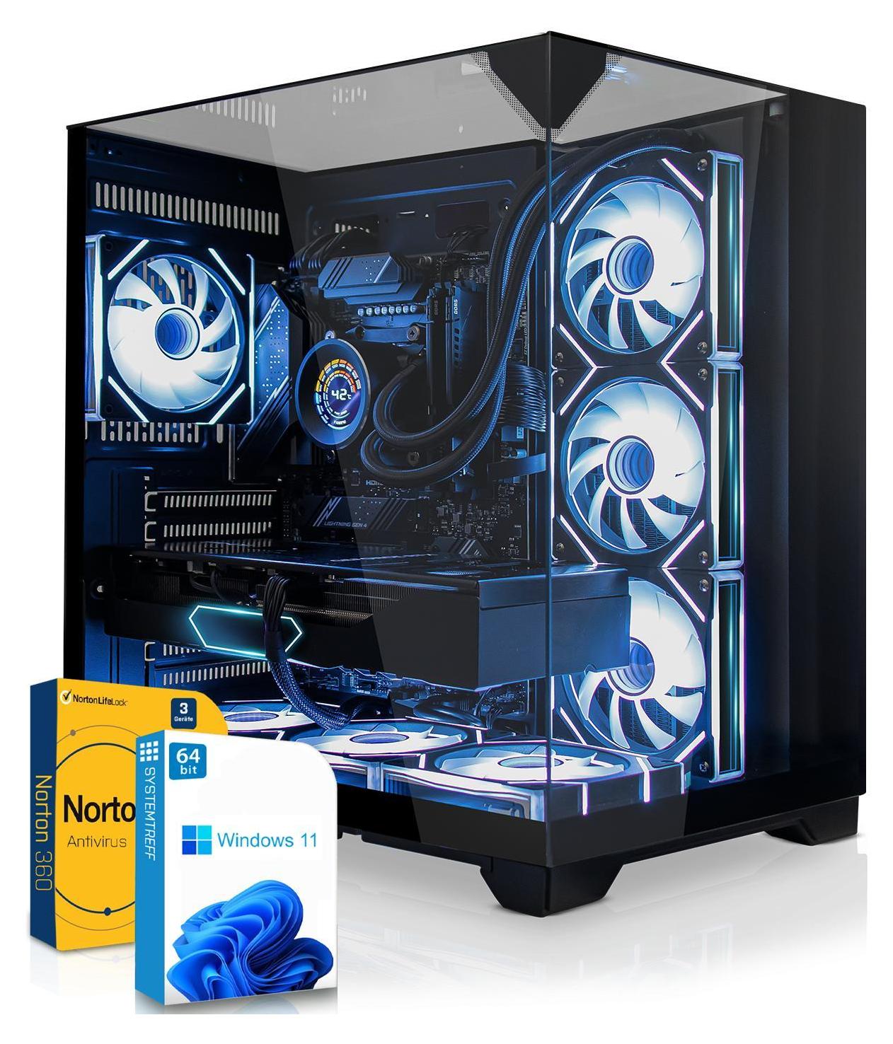 SYSTEMTREFF High-End Gamer Rechner - Core i7-14700KF - Nvidia GeForce RTX 5080 16GB - 32GB DDR5 - 2TB NVMe - Windows 11 Pro - Desktop PC
