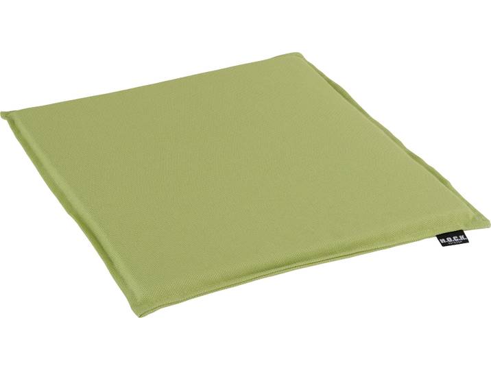 Sitzkissen H.O.C.K. Caribe 2cm , grün (grün, unifarben), B:35cm H:2cm L:35cm, Polyacryl (dralon), Dekokissen_Sitzkissen_Kissenhüllen, Sitzkissen, Outdoor geeignet - Kissenhöhe 2cm