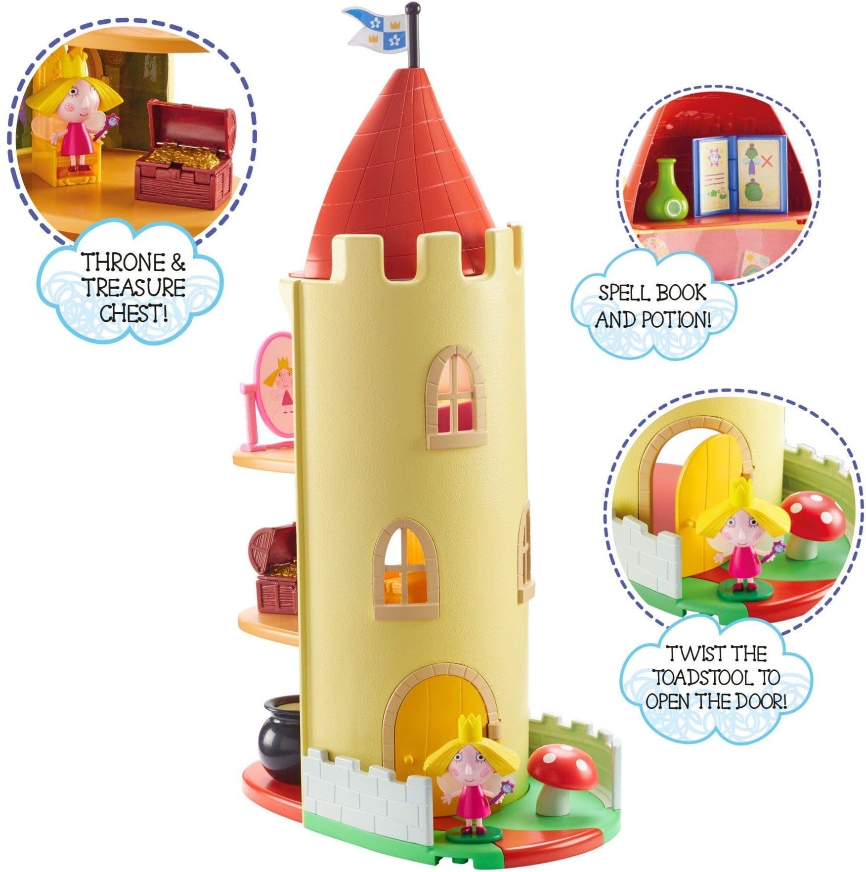 Ben ; Holly Thistle Castle Playset for Ages 3 and Up - Character Options - 8.6 x 15.4 x 4.3 cm