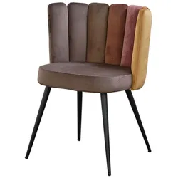 ESSZIMMERSTUHL JADA Braun Velvet (1er-Set)