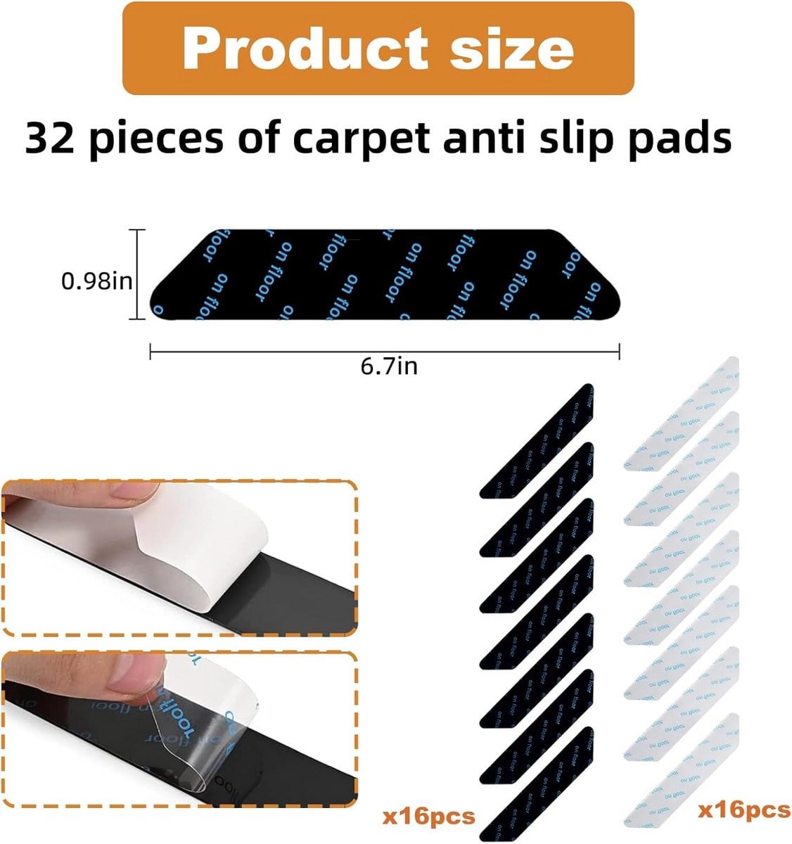 Antislip ondertapijt voor bescherming tegen uitglijden
