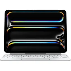 APPLE MWR03D/A Magic iPad Pro 11" (M4) German, Tastatur, Weiß