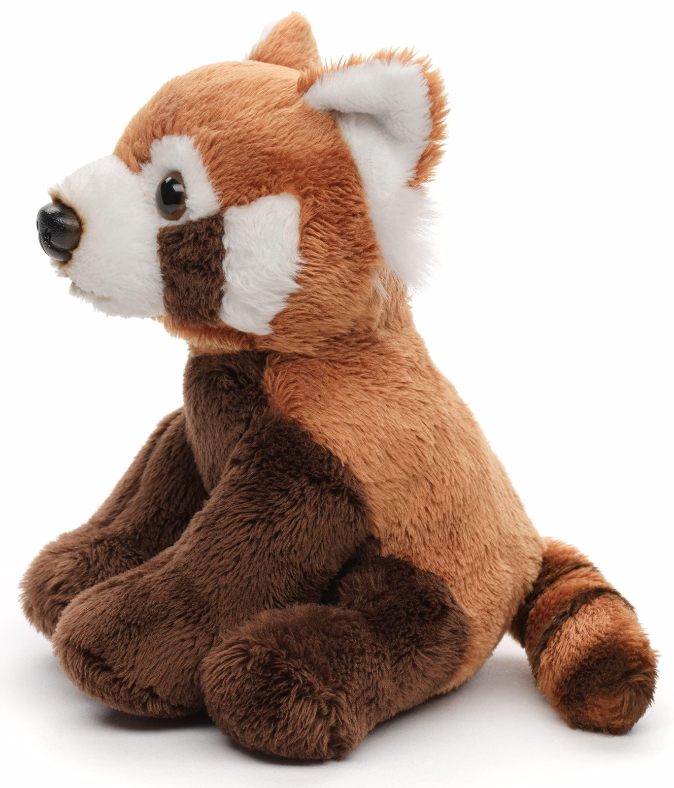 Uni Toys Pluche panda, rood, 13 cm