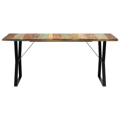 vidaXL Esstisch 180x90x76 cm Altholz Massiv