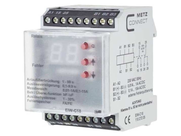 Metz Connect eiw-c18 wit relais relais, vermogen (8, wit)