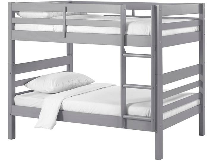 Hochbett NIVIO 90x200cm grau