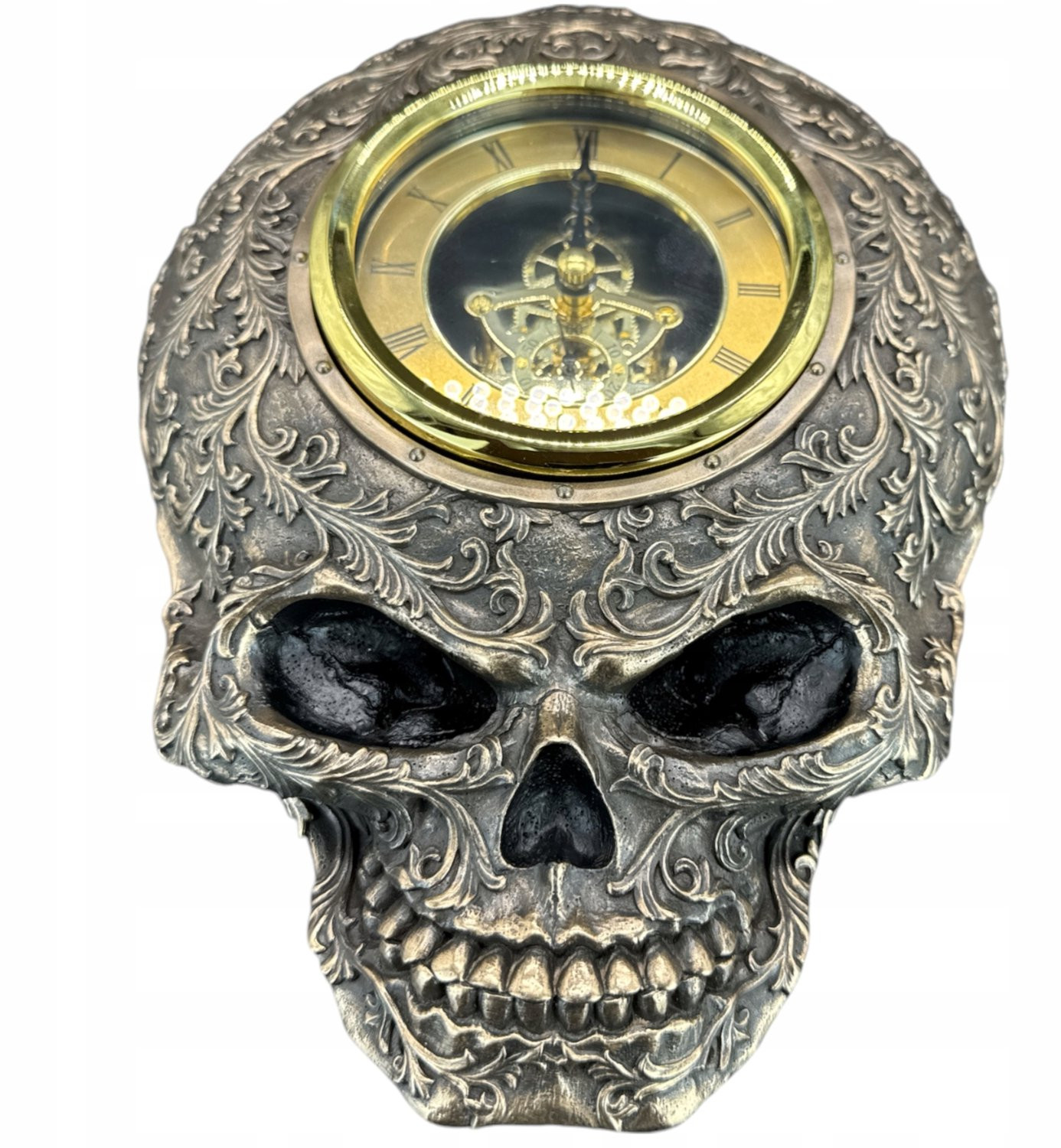 Steampunk Wandklok Schedel Decoratie voor Volwassenen