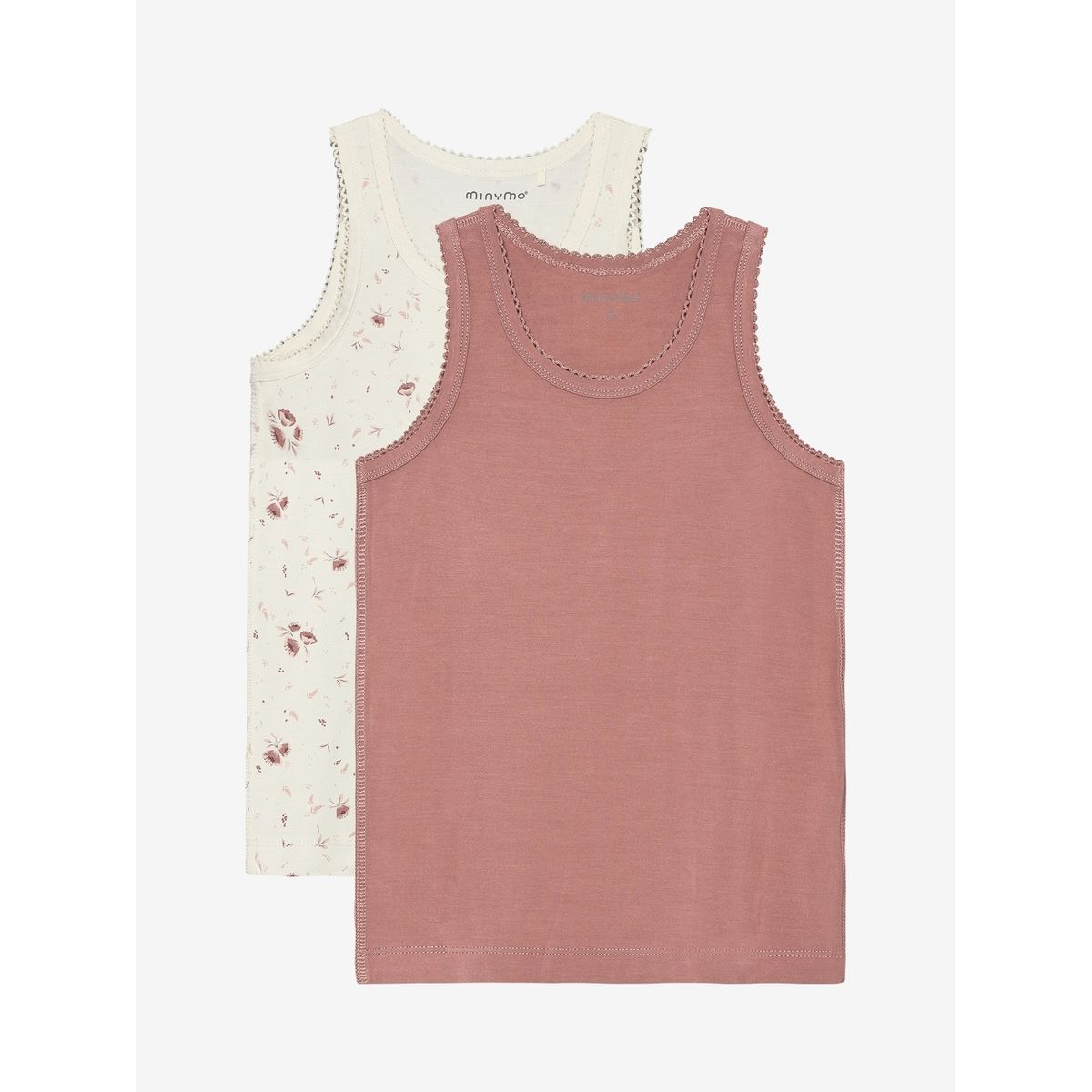 Minymo Undershirt 2-pack peach whip (5309) 104 6757-5309-104