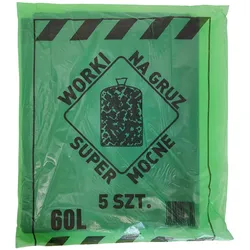 Extra starke Bauschutt- und Bausäcke WOJAFKO 60L reißfest und strapazierfähig DV-245