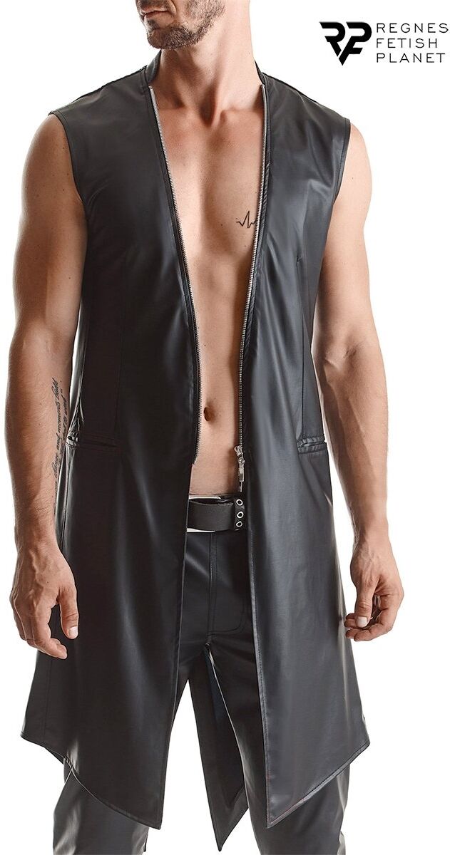 Regnes Veste longue sans manche wetlook Marco