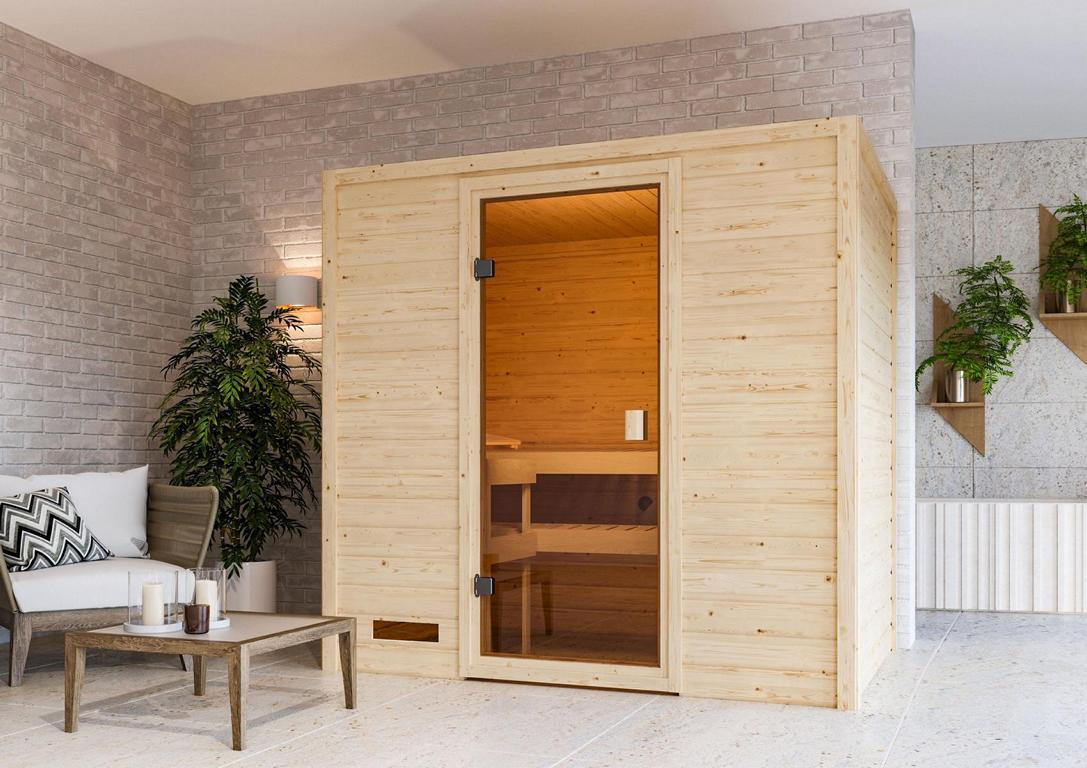 KARIBUHOLZT Sauna Selena Front, o. Zub. 16880341