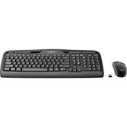 Logitech MK330 Funk Tastatur, Maus-Set Multimediatasten US-Englisch, QWERTY Schwarz 920-003999
