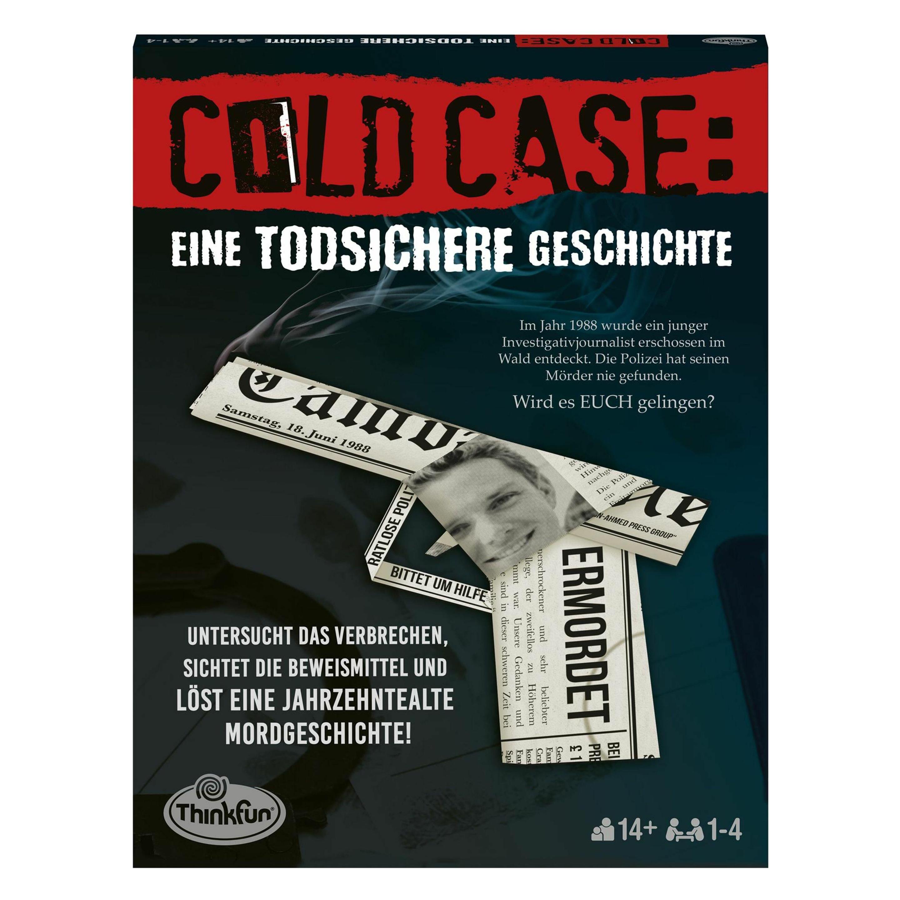 Thinkfun Cold Case: Eine todsichere Geschichte (Deutsch, 1 - 4 Spieler) (00.076.464)