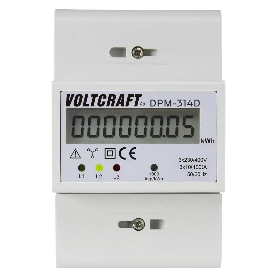 Voltcraft Digitaler Drehstromzähler (DPM-314D)